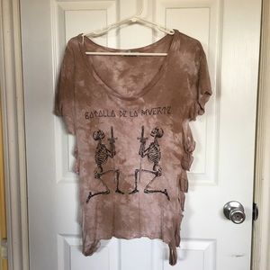 Cut-out sides skeleton top